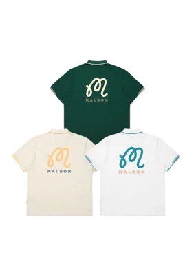 Malbon New Summer Men's Golf Polo Shirt Short Sleeve T-Shirt
